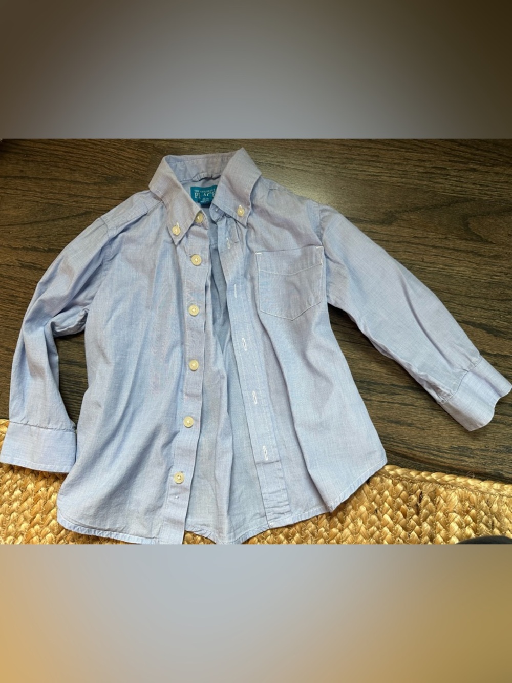 The Children's Place Light Blue Button-Down Shirt
